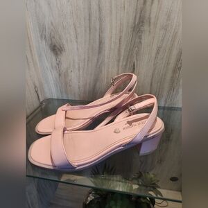 Girls Steve Madden “Zelle” Heeled Pink Sandal - 4  Used Good